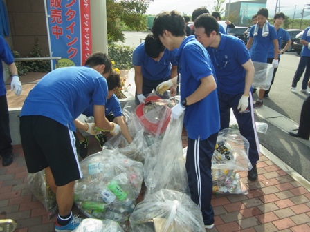 The 149th cleaning around the local area