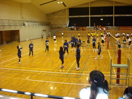 Patrocinio del torneo de voleibol de Mama de Masuho Town