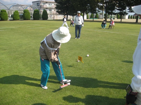 親善ゲートボール大会