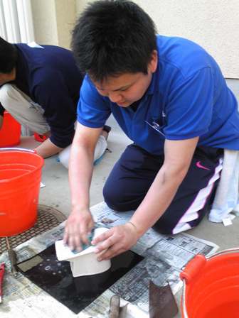 Incontro per imparare dalle pulizie di Yamanashi