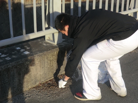 The 130th cleaning around the local area