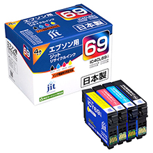 Tinta reciclada Jit compatible con juego de 4 colores IC69CL4