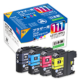 LC111-4PK 4 色套裝兼容 JIT 再生墨水