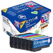 IC6CL70L JIT Encre recyclée pour jeu de 6 couleurs