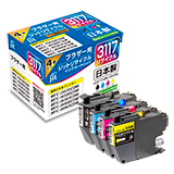 LC3117-4PK Tinta reciclada Jit compatible con juego de 4 colores