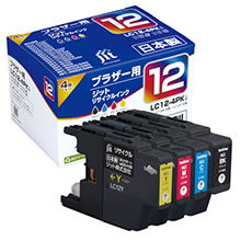 LC12-4PK 4 色套装兼容 JIT 再生墨水