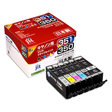 BCI-351 + 350 / 6MP Tinta reciclada Jit estándar de 6 colores compatible con varios paquetes