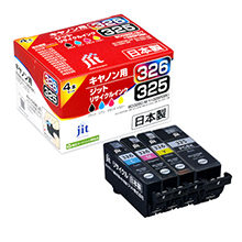 BCI-326+325 BCI-326 3色(C/M/Y)+BCI-325PGBK 4色セット対応 ジットリサイクルインク