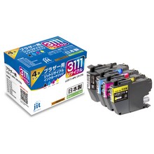 LC3111-4PK 4 色套裝兼容 JIT 再生墨水