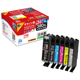 BCI-381XL (BK / C / M / Y / GY) + BCI-380XL (Large capacity) 6-color multi-pack compatible JIT recycled ink cartridge