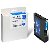 GX Cartridge GC31C Cyan M size compatible Jit recycled ink