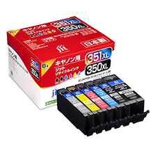 BCI-351XL + 350XL / 6MP Large-capacity 6-color multi-pack compatible JIT Recycled Ink